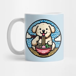 Ramen life poodle dog Mug